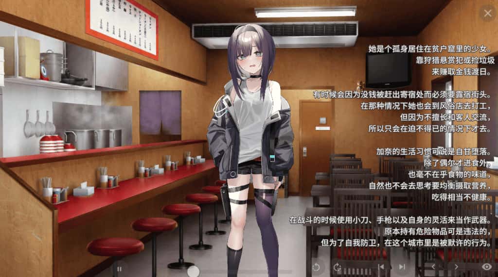 PC/SLG OD Edition Dead-End City: 死废城的少女 575M背景